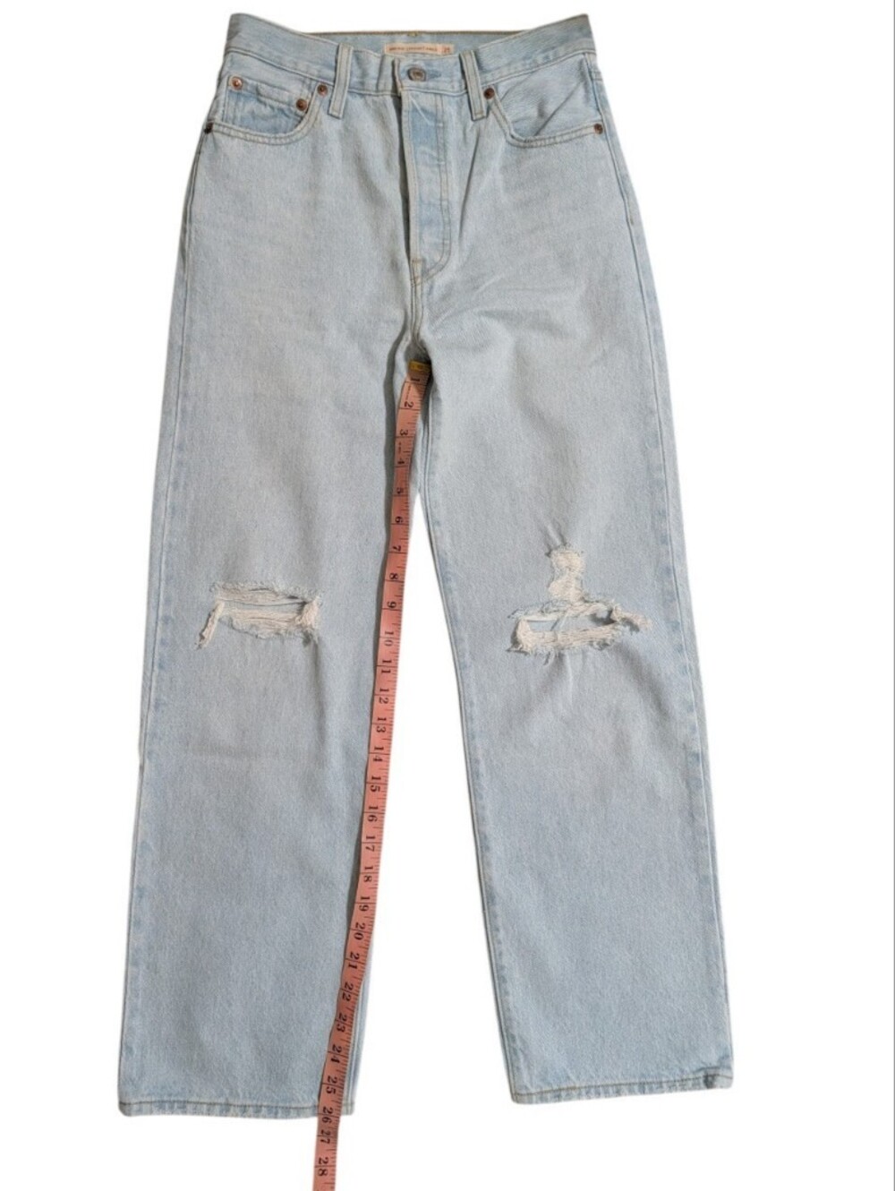 Levi's Ribcage Straight Ankle Jeans - Picture 5 of 12